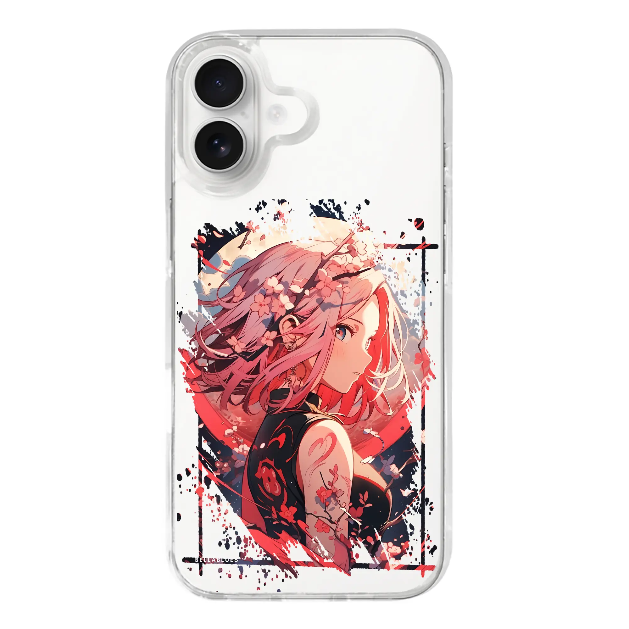 ナルト グッズ はるの さくら - iPhone 17シリーズ 透明スマホケース – 薄型・耐衝撃・精密フィット保護カバー